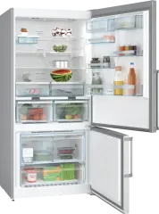 Serie 6 KGN86AID2N Alttan Donduruculu Buzdolabı 186 x 86 cm Kolay temizlenebilir Inox, Total No Frost