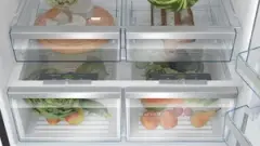 Serie 8 KGP86AXB0N Alttan Donduruculu Buzdolabı 186 x 86 cm Parmak izi bırakmayan siyah inoks, Total No Frost