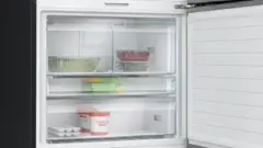 Serie 8 KGP86AXB0N Alttan Donduruculu Buzdolabı 186 x 86 cm Parmak izi bırakmayan siyah inoks, Total No Frost