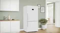 Serie 8 KGP86FWC0N Alttan Donduruculu Buzdolabı 186 x 86 cm Beyaz, Total No Frost