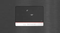 Serie 6 KGN76CXE0N Alttan Donduruculu Buzdolabı 186 x 75 cm Parmak izi bırakmayan siyah inoks, Total No Frost