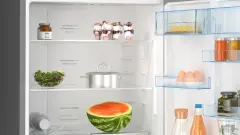 Serie 6 KGN76CXE0N Alttan Donduruculu Buzdolabı 186 x 75 cm Parmak izi bırakmayan siyah inoks, Total No Frost