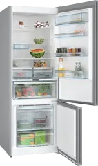 Serie 6 KGN56LBE0N Alttan Donduruculu Buzdolabı 193 x 70 cm Siyah, Total No Frost