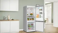 Serie 8 KGP76AIC0N Alttan Donduruculu Buzdolabı 186 x 75 cm Kolay temizlenebilir Inox, Total No Frost