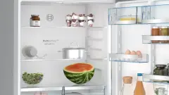 Serie 8 KGP76AIC0N Alttan Donduruculu Buzdolabı 186 x 75 cm Kolay temizlenebilir Inox, Total No Frost