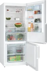 Serie 6 KGN76CWE0N Alttan Donduruculu Buzdolabı 186 x 75 cm Beyaz, Total No Frost