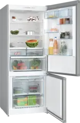 Serie 4 KGN76VIE0N Alttan Donduruculu Buzdolabı 186 x 75 cm Kolay temizlenebilir Inox, Total No Frost