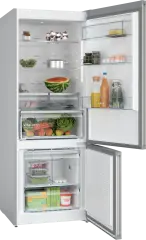 Serie 4 KGN55CIE0N Alttan Donduruculu Buzdolabı 186 x 70 cm Kolay temizlenebilir Inox, Total No Frost