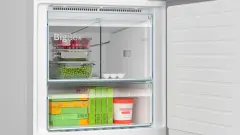 Serie 4 KGN55CIE0N Alttan Donduruculu Buzdolabı 186 x 70 cm Kolay temizlenebilir Inox, Total No Frost