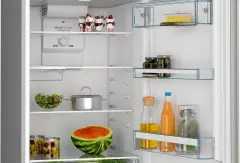 Serie 4 KDN55XIE0N Üstten Donduruculu Buzdolabı 186 x 70 cm Kolay temizlenebilir Inox, Total No Frost