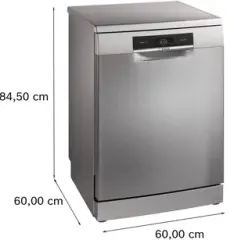 Serie SMS8YDI82T 8 Solo Bulaşık Makinesi 60 cm Kolay Temizlenebilir Inox