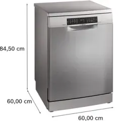 Serie 6 SMS6EAI81T Solo Bulaşık Makinesi 60 cm Kolay Temizlenebilir Inox