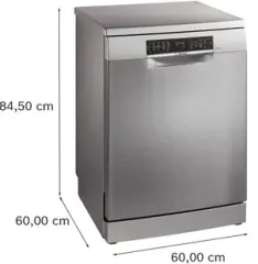 Serie 6 SMS6ECI83T Solo Bulaşık Makinesi 60 cm Kolay Temizlenebilir Inox