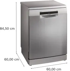 Serie 6 SMS6EMI63T Solo Bulaşık Makinesi 60 cm Kolay Temizlenebilir Inox