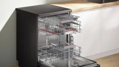 Serie 6 SMP6ENC60T Solo Bulaşık Makinesi 60 cm Kolay Temizlenebilir Siyah Inox