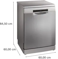 Serie 6 SMS6EKI63T Solo Bulaşık Makinesi 60 cm Kolay Temizlenebilir Inox