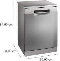 Serie 4 SMS4IKI62T Solo Bulaşık Makinesi 60 cm Kolay Temizlenebilir Inox