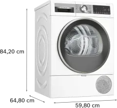 Serie 4 WQG25201TR Isı Pompalı Kurutma Makinesi 10 kg