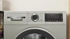 Serie 4 WQG2410TTR Isı Pompalı Kurutma Makinesi 9 kg Gümüş