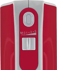 El Mikseri MFQ40303 Styline Colour 500 W Kırmızı, Gümüş