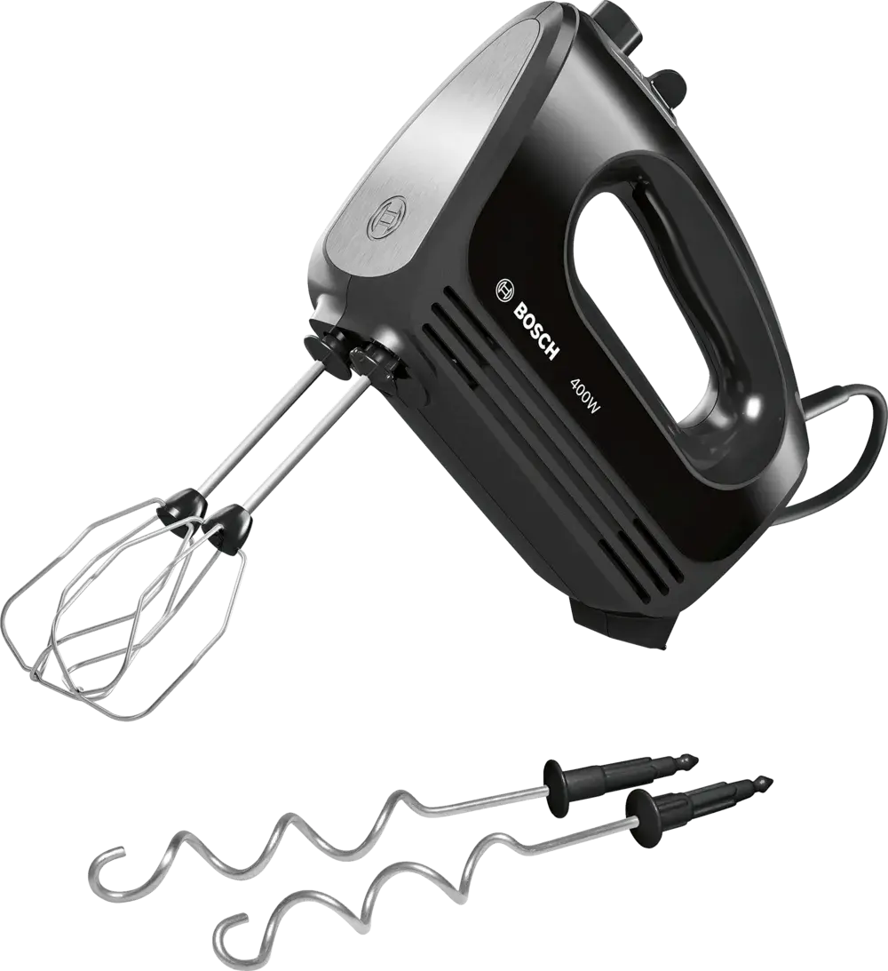 El Mikseri MFQ2420B CleverMixx 400 W Siyah, Paslanmaz çelik