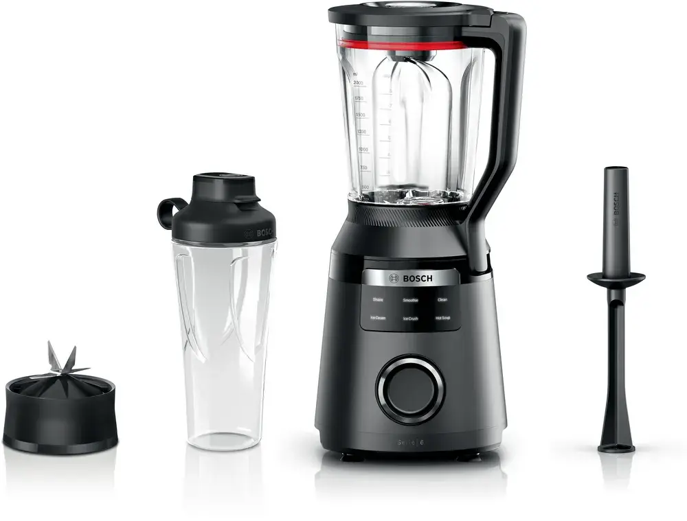 Serie 6 MMB6654B High performance Blender VitaPower 1800 W Siyah