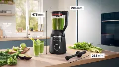 Serie 6 MMB6654B High performance Blender VitaPower 1800 W Siyah