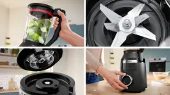 Serie 6 MMB6654B High performance Blender VitaPower 1800 W Siyah