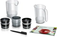 VitaExtract MESM731M Yavaş Sıkım Katı Meyve Sıkacağı VitaExtract 150 W Siyah, Paslanmaz çelik