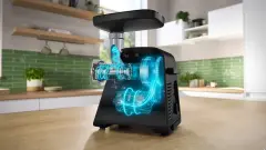 Serie 6 MFWS682B Gıda Kıyma Makinesi MultiPower 2100 W Siyah, Metalik gümüş