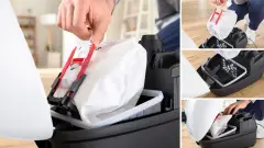 Serie 4 BGL41HYG2H Toz torbalı Süpürge ProHygienic Beyaz