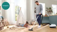 Serie 4 BGL41HYG2H Toz torbalı Süpürge ProHygienic Beyaz