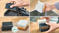 Serie 4 BGL41PET2H Toz torbalı Süpürge ProAnimal Kırmızı