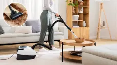 Serie 6 BGB6SIL1 Toz torbalı Süpürge ProSilence Beyaz