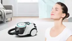 Serie 6 BGS41HYG1 Toz torbasız Süpürge ProHygienic Beyaz